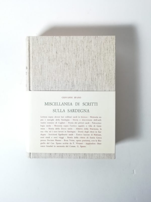 Giovanni Spano - Miscellanea di scritti sulla Sardegna