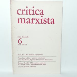 Critica marxista - N.6 1979