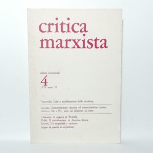 Critica marxista - N.4 1979