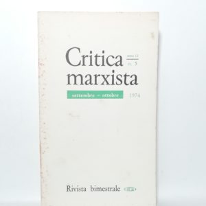 Critica marxista - N.5 settembre-ottobre 1974