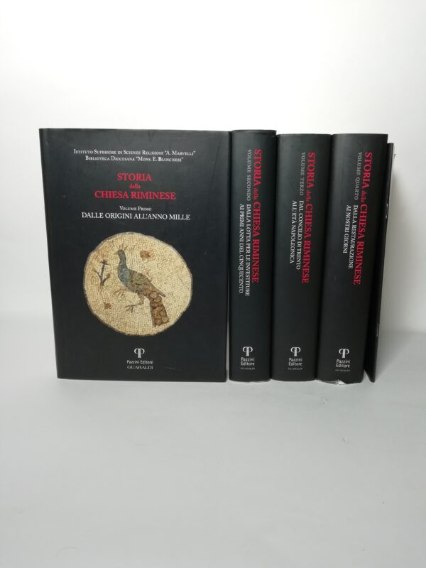 Storia della chiesa riminese (4 volumi + indice generale dei nomi)