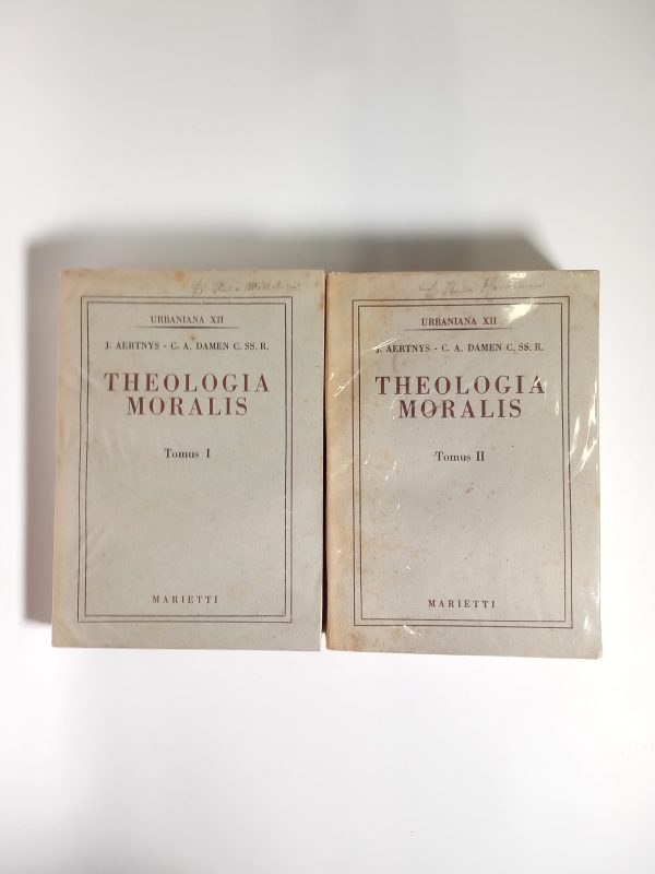 J. Aertnys, C. A. Damen C. SS. R. - Theologia moralis (2 volumi) - Marietti 1950