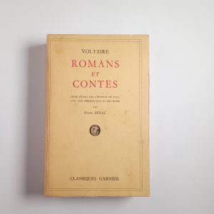 Voltaire - Romans et contes - Garnier 1953