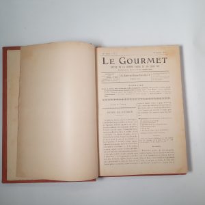 Le Gourmet. Reveue de cuisine pratique (2 volumi, 1 tomo) - Janavier 1904/Décembre 1905