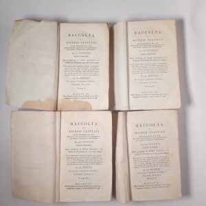 Robert-Joseph Pothier - Trattati diversi sulle donazioni (5 volumi in 4 tomi) - Sonzogno 1811)