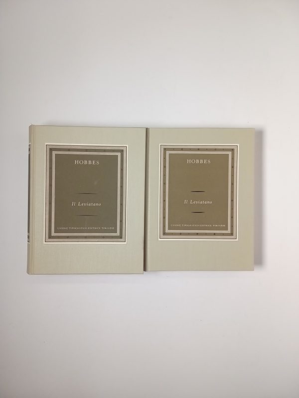 Thomas Hobbes - Il Leviatano (2 volumi) - UTET 1955