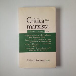 Critica marxista n. 5, settembre-ottobre 1973 - Editori riuniti