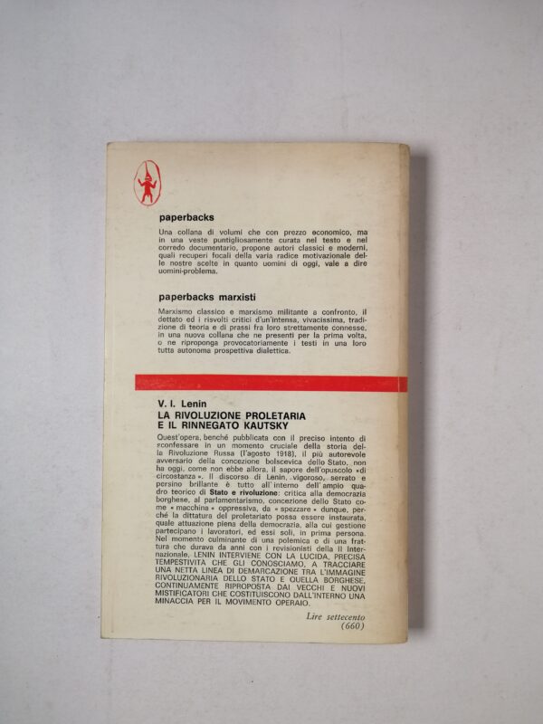 Lenin - La rivoluzione proletaria e il rinnegato Kautsky - Newton Compton 1973