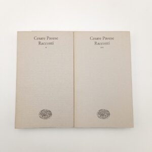 Cesare Pavese - Racconti (2 volumi) - Einaudi 1968