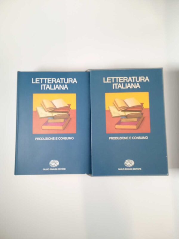 Letteratura italiana Vol. 2. Produzione e consumo. - Einaudi 1983