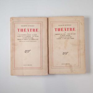 Eugène Ionesco - Theatre (2 volumi) - Gallimard 1959