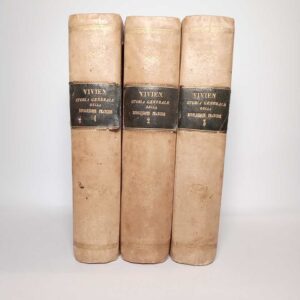 L. Vivien - Storia generale della Rivoluzione francese, dell'impero, della restaurazione, e della monarchia. (3 tomi) - G. Celli 1841