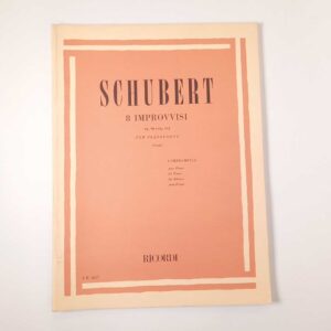 Franz Schubert - 8 improvvisi per pianoforte - Ricordi 1986