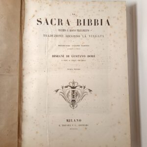 A. Martini, G. Doré - La Sacra Bibbia (Tomo I) - Treves 1869