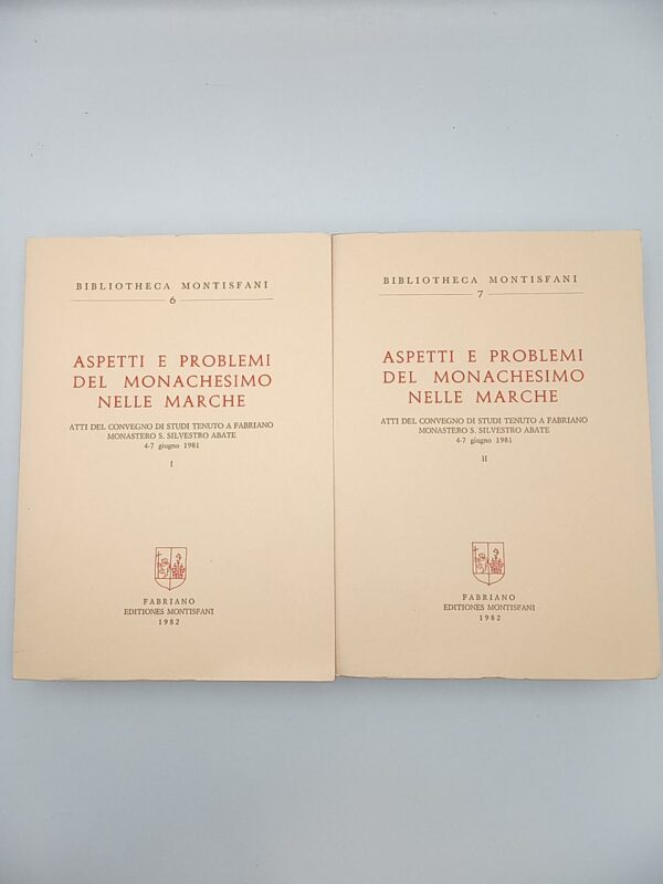 Aspetti e problemi del monachesimo nelle Marche (2 volumi) - Editiones Montisfani 1982