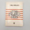 Carlo Paolazzi - Lettura degli scritti di Francesco d'Assisi - Edizioni O. R. 1987