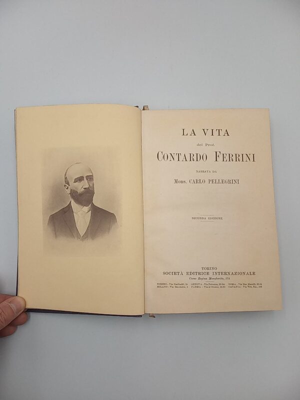 Carlo Pellegrini - La vita del Prof. Contardo Ferrini - SEI 1928