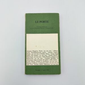 R. Roversi,G. Scalia (a cura di)- Le Porte giornale di poesia- Galeati 1983