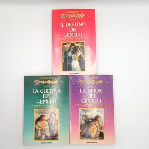 Le leggende di Dragon Lance. Trilogia dei gemelli. (3 volumi) - Armenia 1989