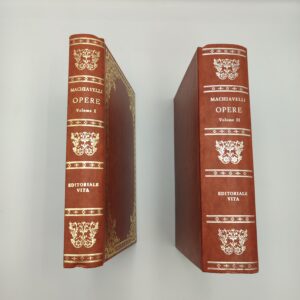 Niccolò Machiavelli - Opere (2 volumi) - Editoriale Vita 1978