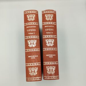 Giovanni Boccaccio - Opere (2 volumi) - Editoriale Vita 1978