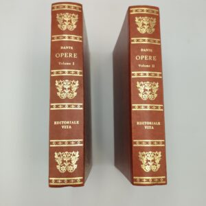 Dante Alighieri - Opere (2 volumi) - Editoriale Vita 1980