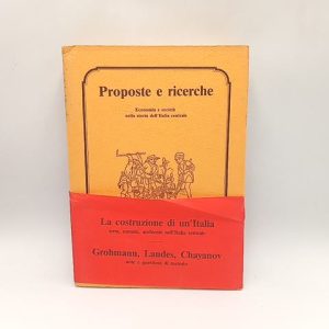Proposte e ricerche n. 27. Economia e società nella storia dell'Italia centrale. - 1991
